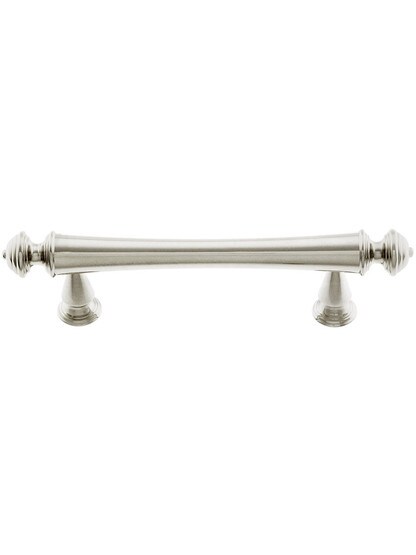 Classical Revival Drawer Pull - 3 inch Center to Center in Polished Nickel.